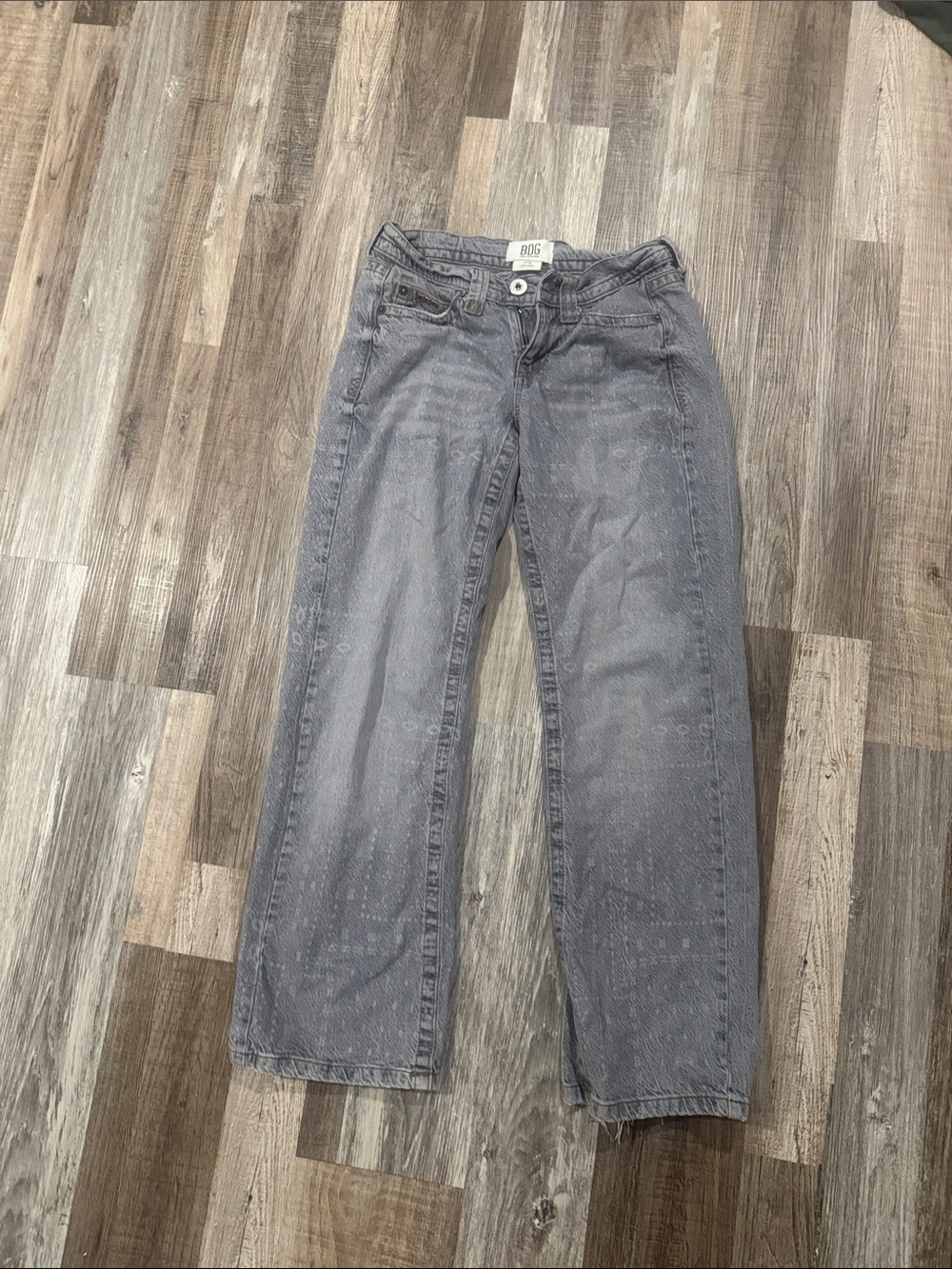 BDG Gray Wide-Leg Jeans
